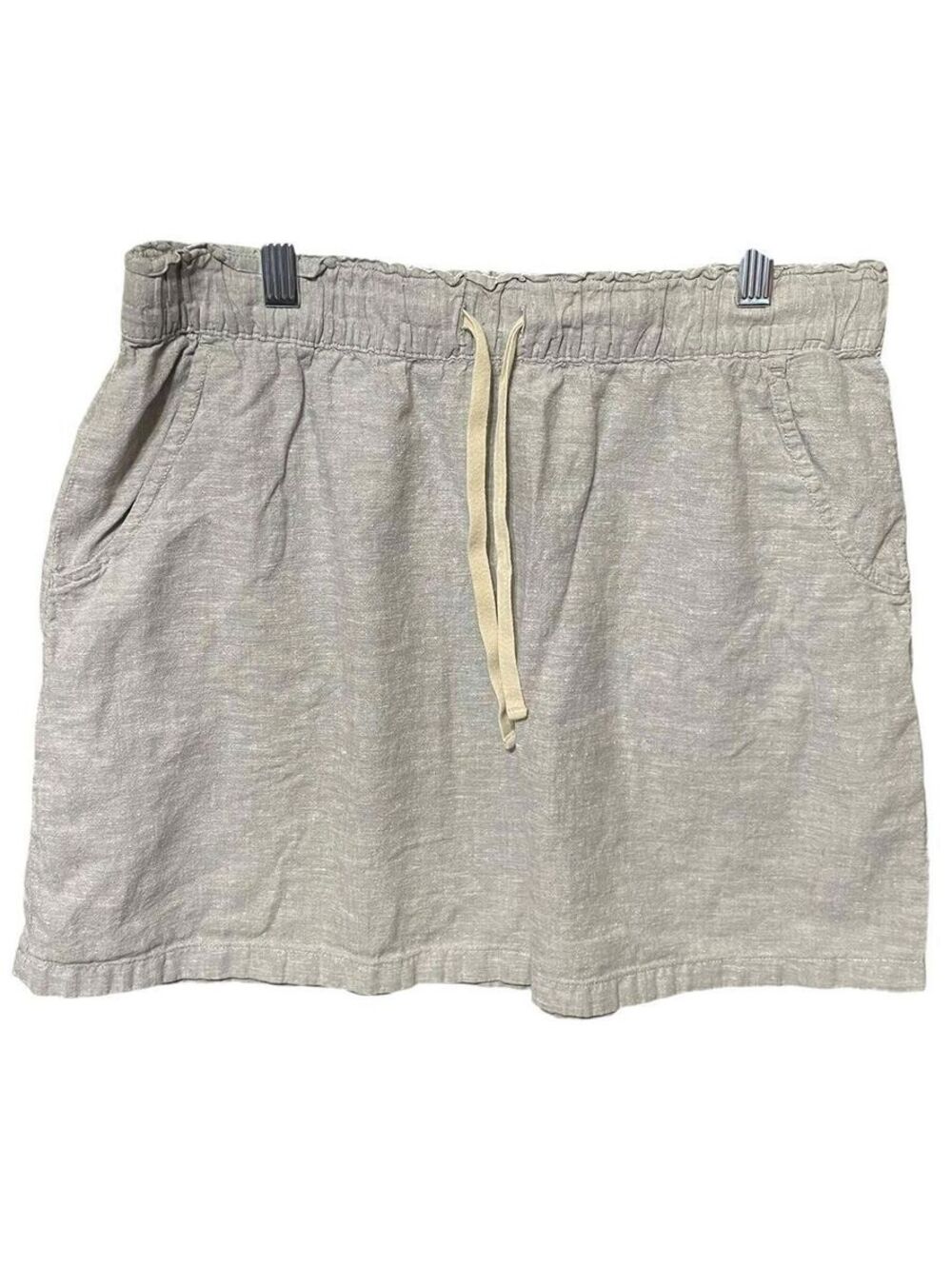 Patagonia Women's Grey and Green Mini Skirt size S